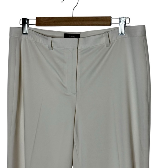Theory Cream Tailored Trousers women’s pants  size 8 - Picture 3 of 9